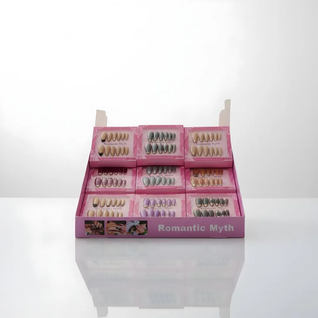 1864-258-673410-product-1 Fake Nails ABS Plastic Multicolor Set 12pcs - Image 1