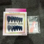 Cat's Eye Press-On Nail Set 12 Pcs Multicolor ABS - Image 11
