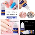 Nail Special Glue Pack of 5 Fast Curing Long Lasting