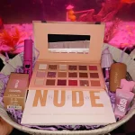 Nude Eyeshadow Palette with 7-Pc Makeup Set