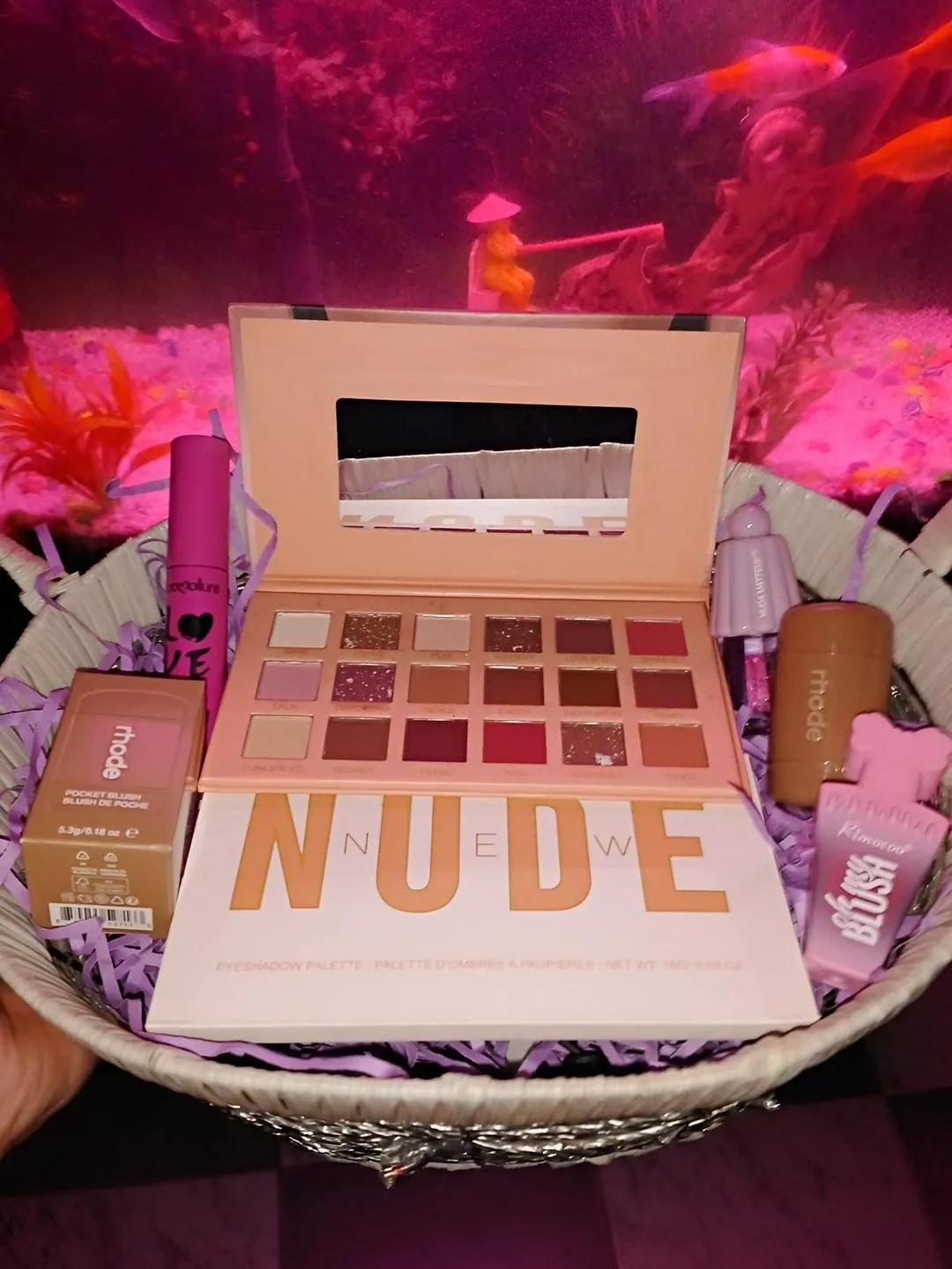 1864-287-717671-product-1 (1) Nude Eyeshadow Palette with 7-Pc Makeup Set - Image 1