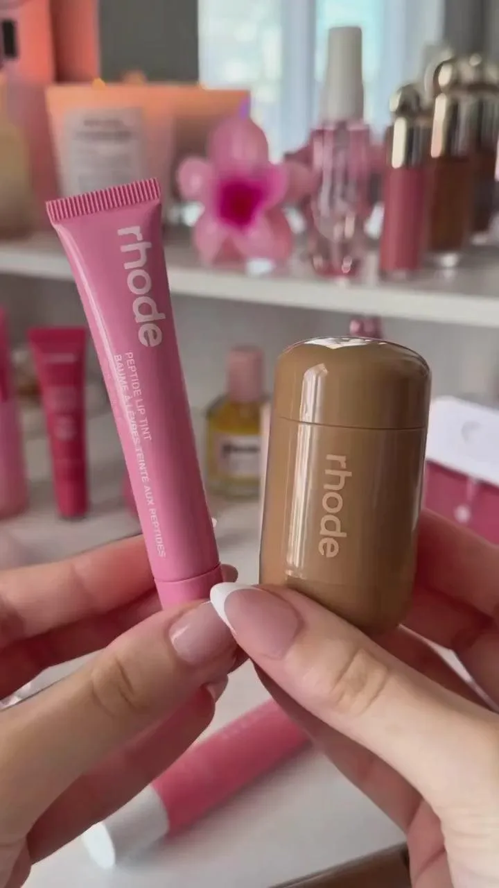 1864-287-719047-product-1865 Moody Lip Gloss & Lipstick Set Pink Brown - Image 1