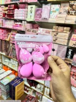 Pink Rubber Beauty Blender for Reusable Blending - Image 4