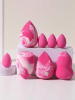 Pink Rubber Beauty Blender for Reusable Blending - Image 2