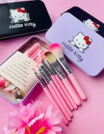 Hello Kitty Makeup Brushes Set Reusable Multicolor ABS - Image 4
