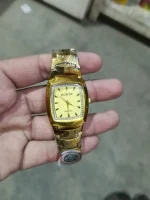 Positif Men's Gold Watch 45mm Square Dial - Image 5