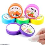OBN 6Pcs Fruit Scented Nail Polish Remover Wipes Plastic Box