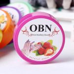 OBN 6Pcs Fruit Scented Nail Polish Remover Wipes Plastic Box