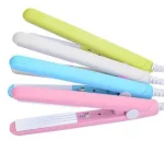 Pink Mini Hair Crimper for Crimped Hair Travel - Image 4