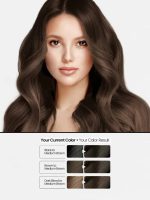 Hello Hair Medium Brown Color Cream 4 Medium Brown - Image 3