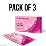 Golden Pearl Urgent Facial Cream Pack of 3 Whitening Brightening