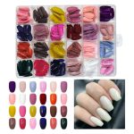 Multicolor Press On Nails 576Pcs ABS Easy Apply - Image 8
