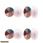 Glitter Makeup Palette 6 Shades - Cruelty-Free Compact Eyeshadow Kit - Image 3