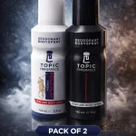 Topic Body Spray Pack of 2 Non-Irritating Breathable