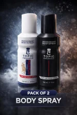 Topic Body Spray Pack of 2 Non-Irritating Breathable