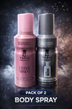 Topic Women Body Spray Pack of 2 Long Lasting Odor Protection