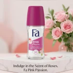 Fa Pink Passion Roll-on Deodorant Rose flower