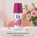 Fa Pink Passion Roll-on Deodorant Rose flower