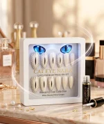 Cat Eye Fake Nails 12Pcs Premium Collection ABS