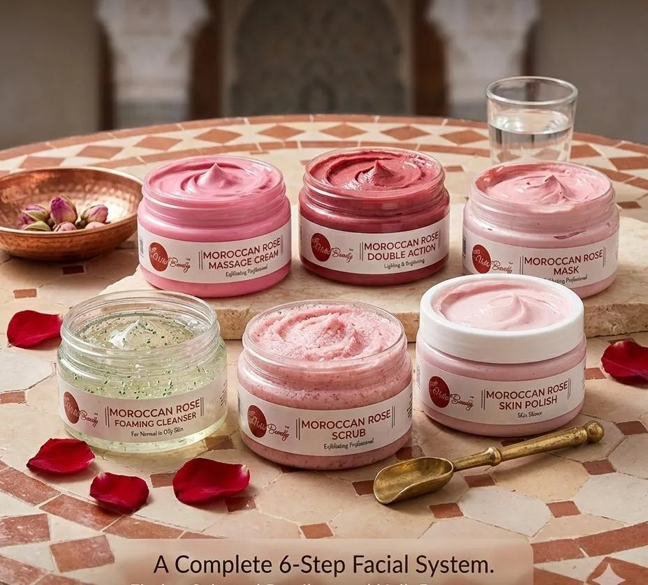 2017-77-710920-product-2 Hello Beauty Facial Set Moroccan Rose Whitening Hydrating Cream - Image 1