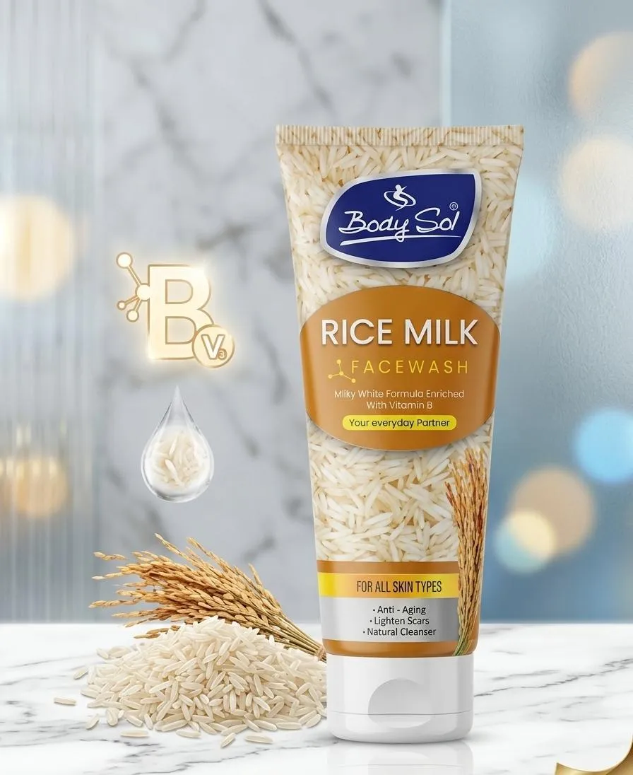 2017-77-714047-product-1 Rice Milk Face Wash | Brightening & Deep Cleansing Facial Cleanser for All Skin Types - Image 1