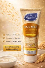 Rice Milk Face Wash | Brightening & Deep Cleansing Facial Cleanser for All Skin Types - Image 3