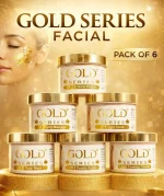 Gold Series Facial Kit Pack of 6 Whitening & Glowing Cream
