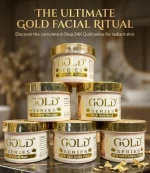 Gold Series Facial Kit Pack of 6 Whitening & Glowing Cream - Image 3