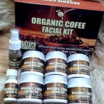 Organic Coffee Facial Kit 6 Pcs Whitening & Brightening for All Skin Types