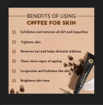 Organic Coffee Facial Kit 6 Pcs Whitening & Brightening for All Skin Types - Image 3