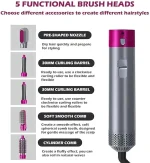 5in 1 Hair Straightener pink - Image 4