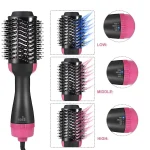 3-in-1 Hair Dryer Brush Black Ceramic Coated - Image 6