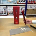 Red 360° Smart Curling Iron RB-8504 - Image 5