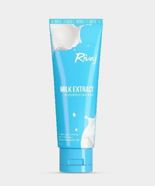 2129-77-712522-product-1 Rivaj Milk Extract Brightening Face Wash 100Ml - Image 1