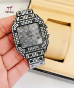 Luxury Rhinestone Gold Watch for Women Men - Image 2
