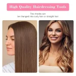 Mini Hair Straightener with Curable Mode ABS Plastic - Image 4