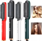 Portable Hair Straightener Brush Green 200ml - Image 4