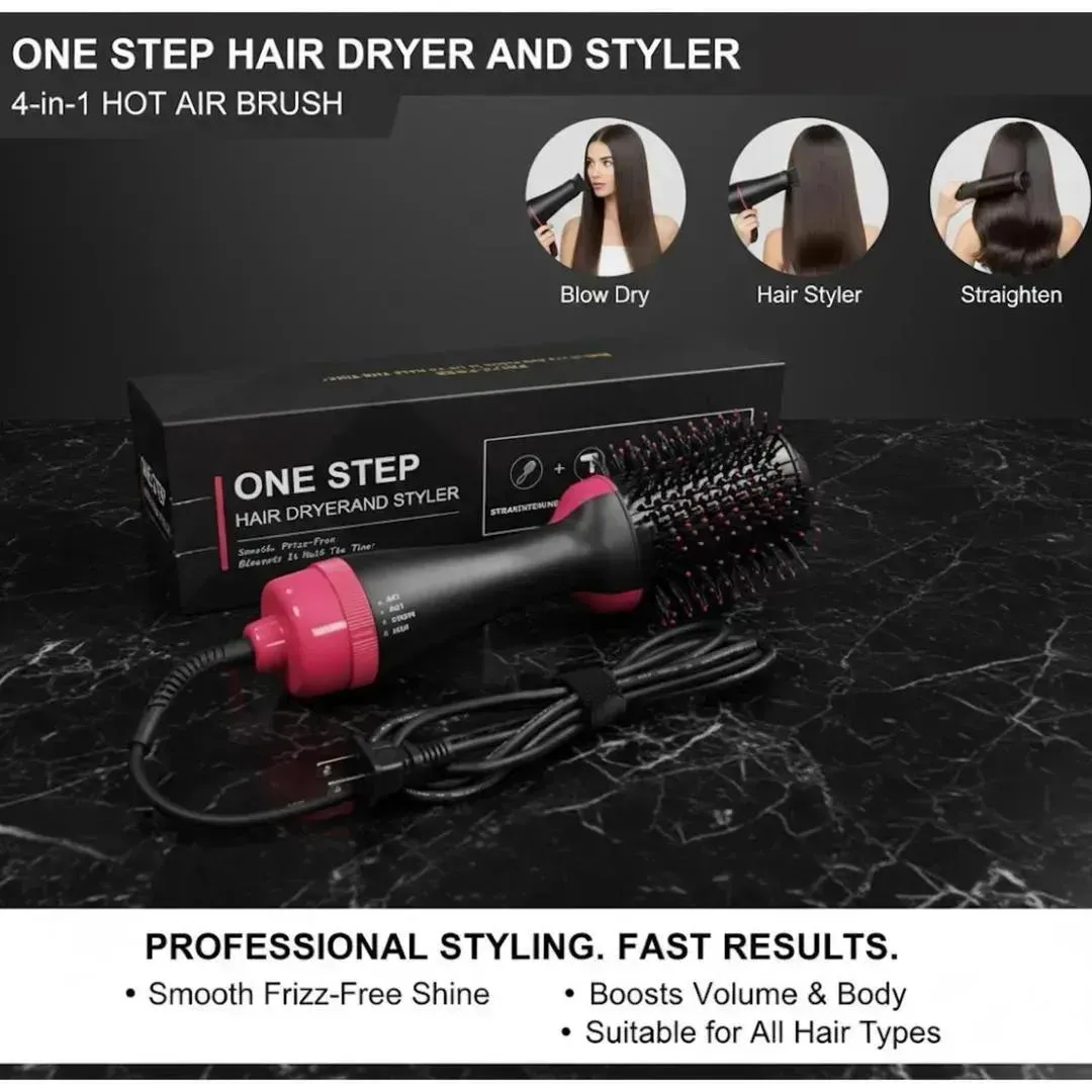 2190-48 (1) One Step Hair Dryer Comb – Hot Air Styling Brush for All Hair Types - Image 1