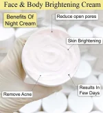 Whitening Night Cream for Bright Clear Skin – Overnight Renewal Formula - Image 5