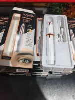 Rechargeable Eyebrow Trimmer with Cleaning Brushes - Image 3