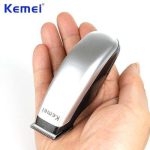 Rechargeable Men's Beard and Hair Trimmer KM 666 Stainless Steel Body - Image 2