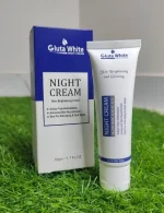 Gluta White Night Cream for Brightening Skin 50gm Anti-Aging - Image 4