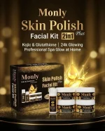 Monly Skin Polisher 2-in-1 Facial Kit for Glowing Skin