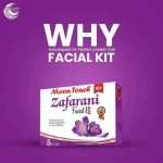 Moon Touch Zafarani Facial Kit Whitening Brightening Waterproof