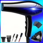 Premium Hair Dryer Black Fast Drying | Salon Quality Professional Hair Dryer - Image 3