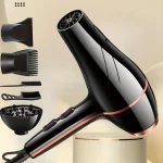 Premium Hair Dryer Black Fast Drying | Salon Quality Professional Hair Dryer - Image 4