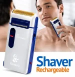Yando Rechargeable Electric Travel Shaver - Portable Mini Cordless Beard & Face Shaving Machine for Men - Image 2