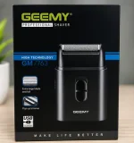 GEEMY GM-7763 Professional Rechargeable Foil Shaver with Pop-Up Trimmer & USB Charging - Image 4