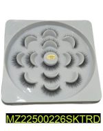3D False Eyelashes for Pakistani Brides & Party Goers – Reusable Fiber Lashes Pack of 7 - Image 3