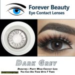 Dark Grey Contact Lenses for Women, 7 Uses, Premium Quality - Image 3